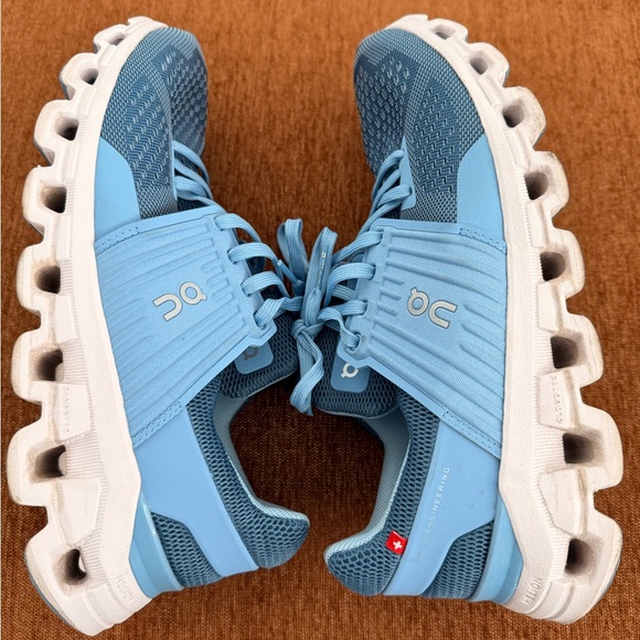 On Cloud Women's Athletic Shoes in Sky Blue - Picture 5 of 9
